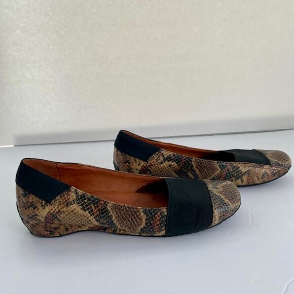 Gentle Souls Snake Print Ballet Flats | Sizw 7-1/2 - Picture 5 of 6